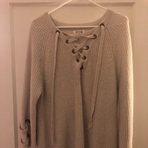 creme colored sweater